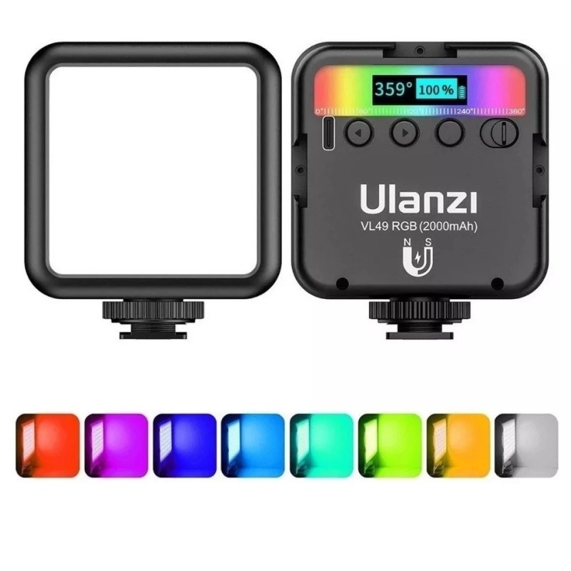 Luz De Led Para Fotos Vídeos – Rgb Vl49 Cor