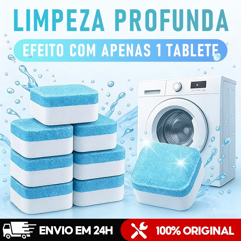 Kit 10/20 Limpador Pastilha de máquina de lavar r
