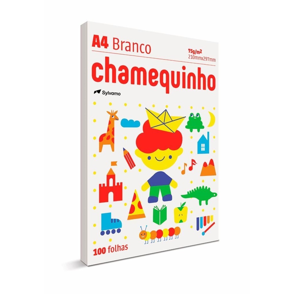 Papel Sulfite A4 Chamex Branco C/100 Folhas