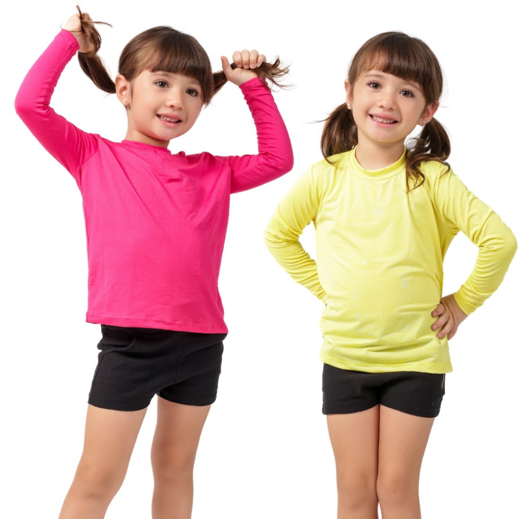 Camisa UV Infantil proteção solar – 2 a 14
