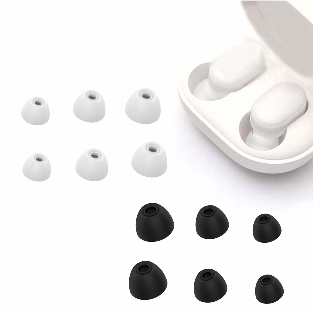 Kit 3 pares Borracha Plug P M G Para Fone Airdots 