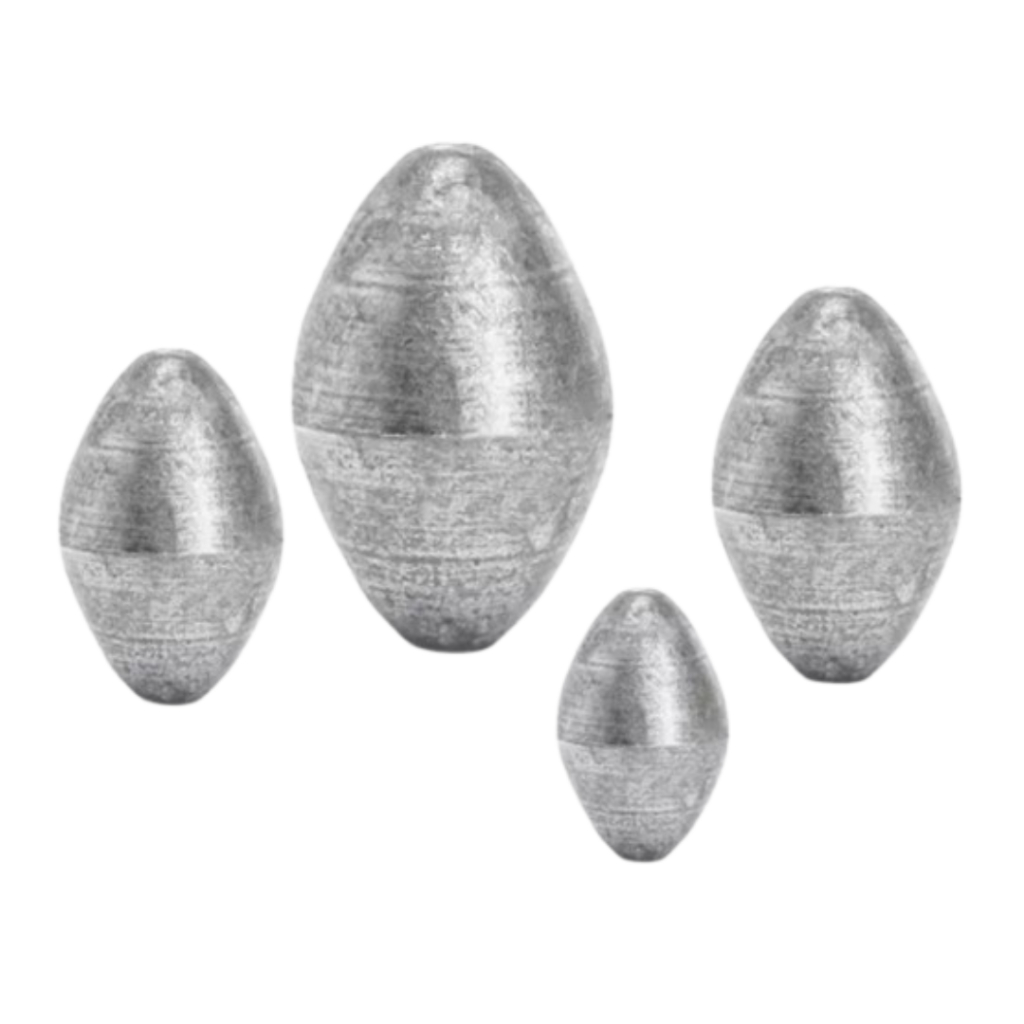 Chumbada de Pesca Pacote Kit 1 Kg Oliva/Balão