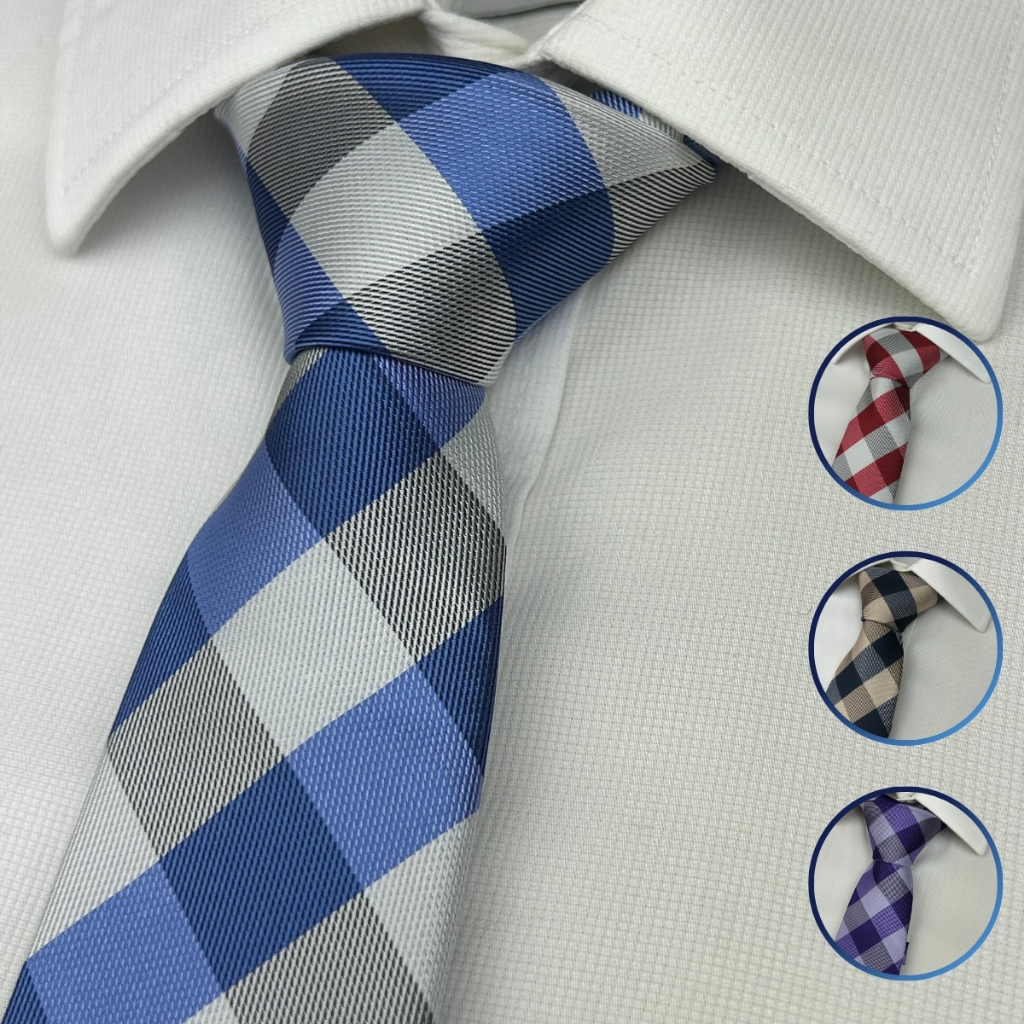 Gravata Xadrez Premium Slim Várias Cores