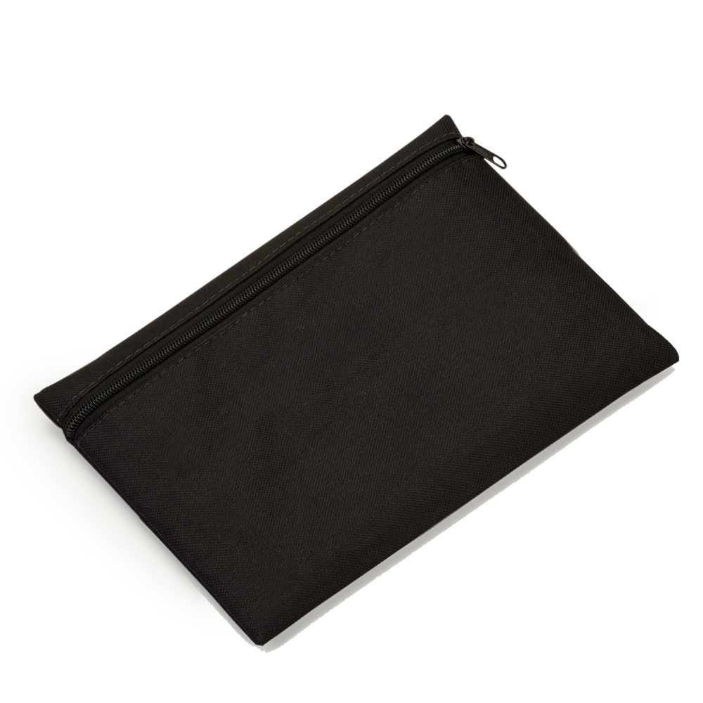 Necessaire Oxford Nylon preta tamanho p