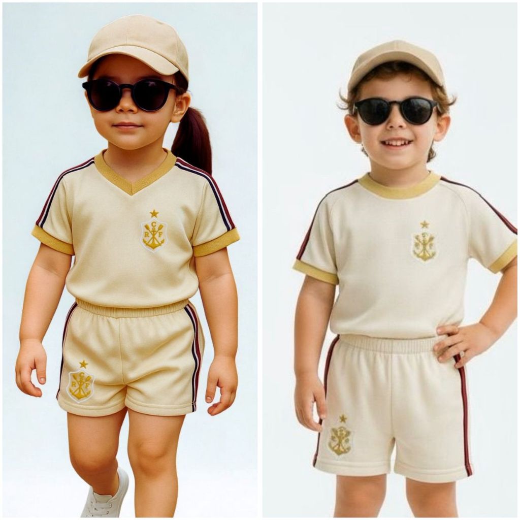 Conjunto Infantil Menina E Menino Verão Dry Fit E