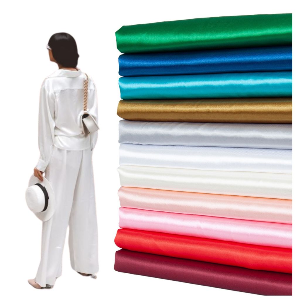 3 metros ou 5 metros – Tecido Cetim de Seda 