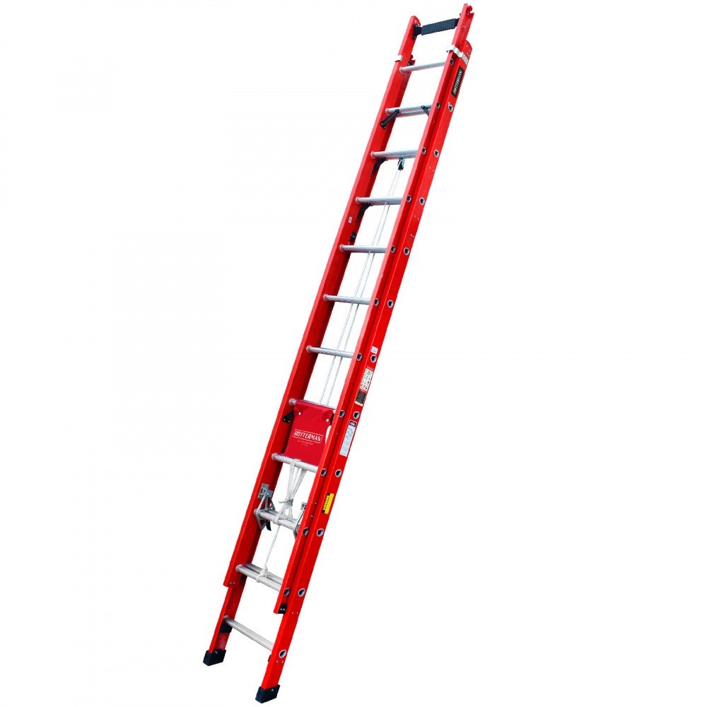 Escada de fibra de vidro extensível 3,60 x 6,0 m 