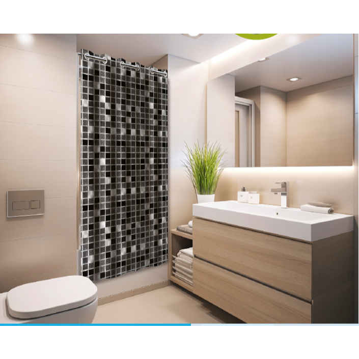 CORTINA PARA BOX 1,38M X 1,98M PVC IMPERMEÁVEL AN