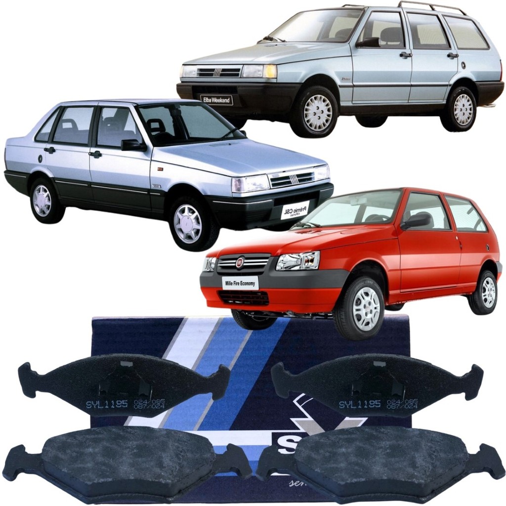 Pastilha De Freio Dianteiro Syl Fiat Elba Premio F