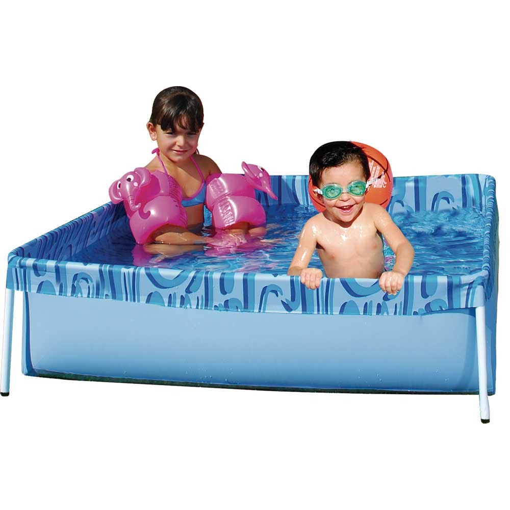 Piscina Infantil 400 Litros Azul Estrutural Quadra