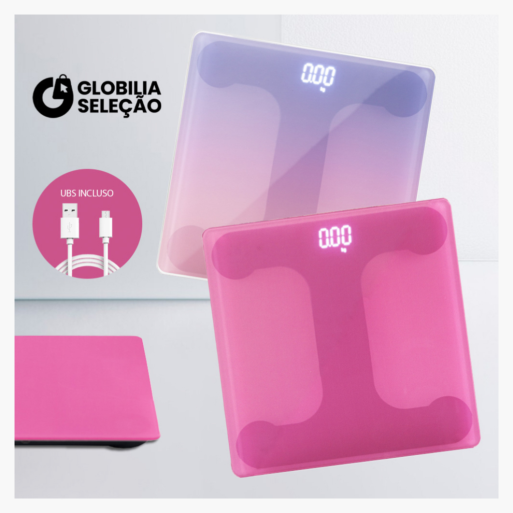 Balança de Peso Corporal Digital USB Balança Col