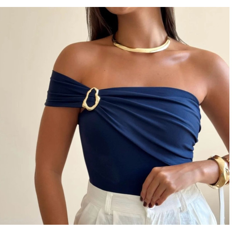 Body Feminino Fivela Orgânica Tendência 2026 Car