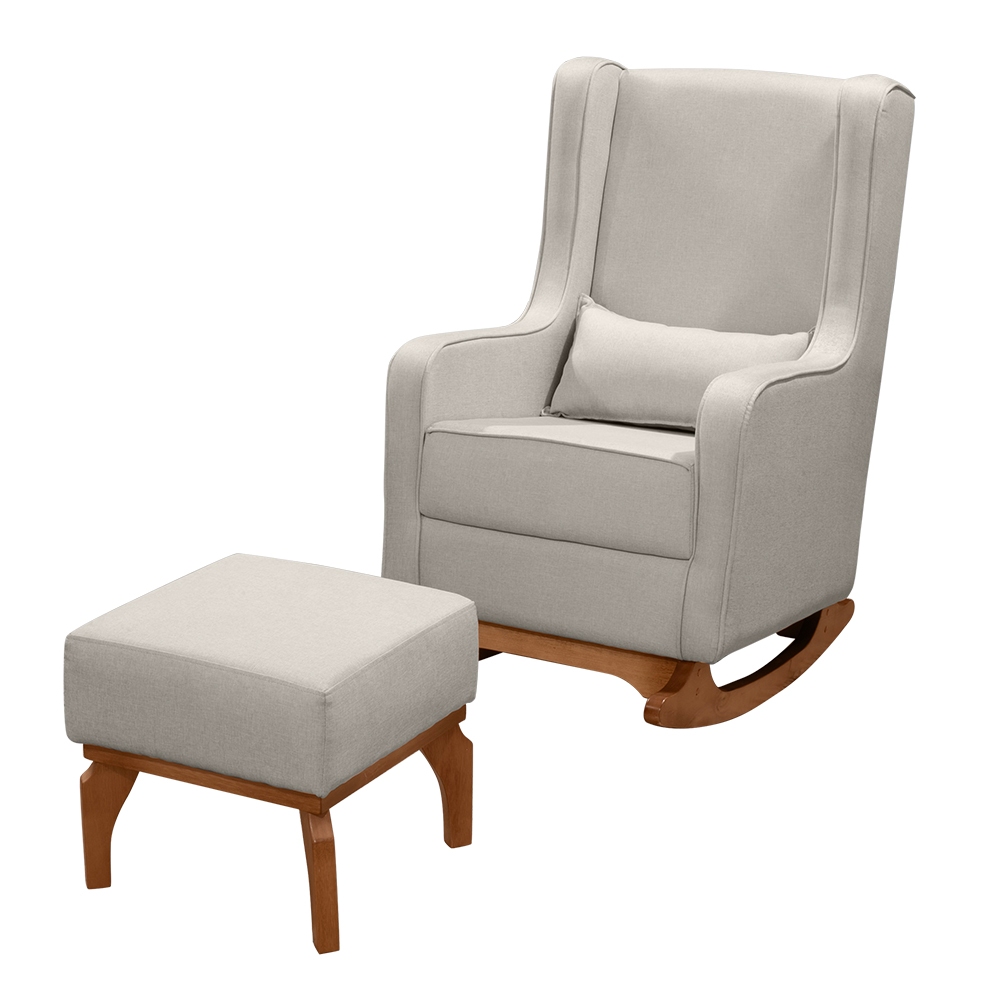 Sofá Poltrona Cadeira de Amamentação Retro Linh