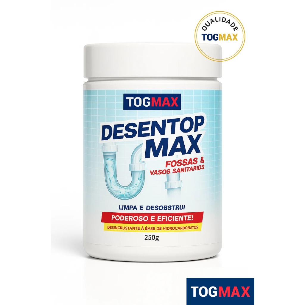 Desentupidor Desentop Max 250gr Desincrustante p/ 