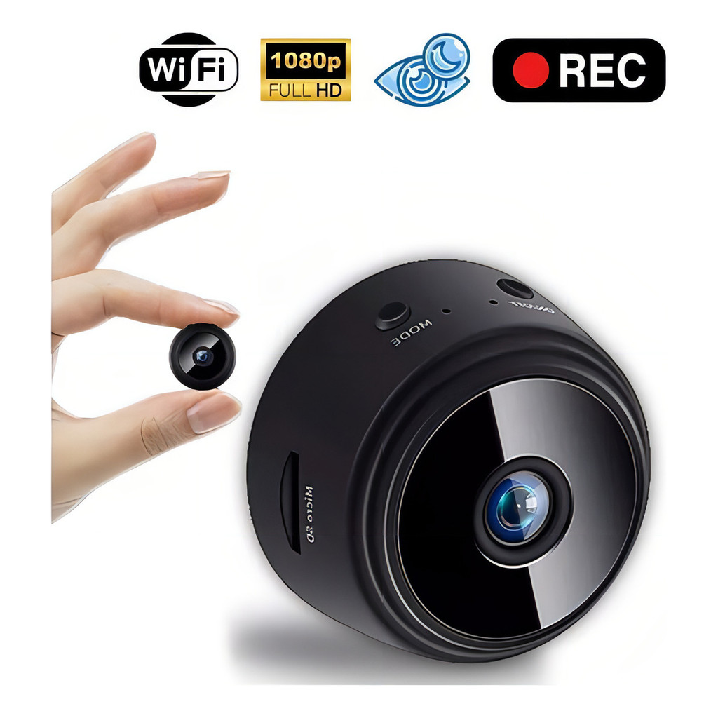 Mini Micro Camera Ip Espiã Wifi Full Hd Seguranç