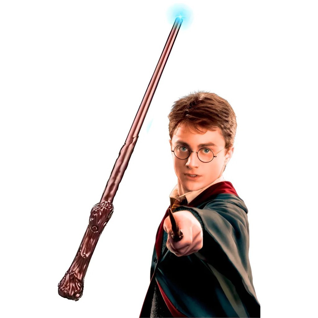 Varinha Harry Potter Magica C/luz E Som Festa Fant
