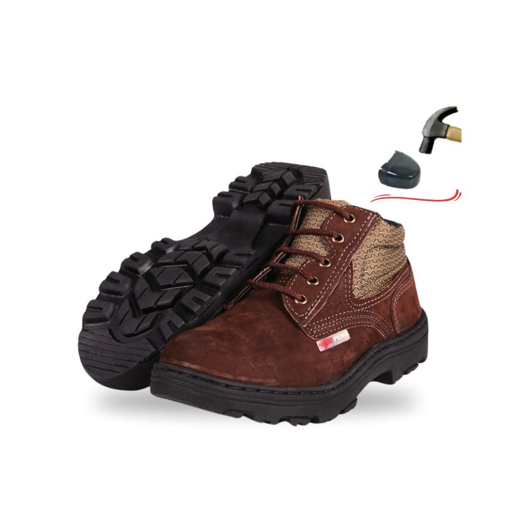 Bota de Segurança Nobuck Masculina  Botina Trabal