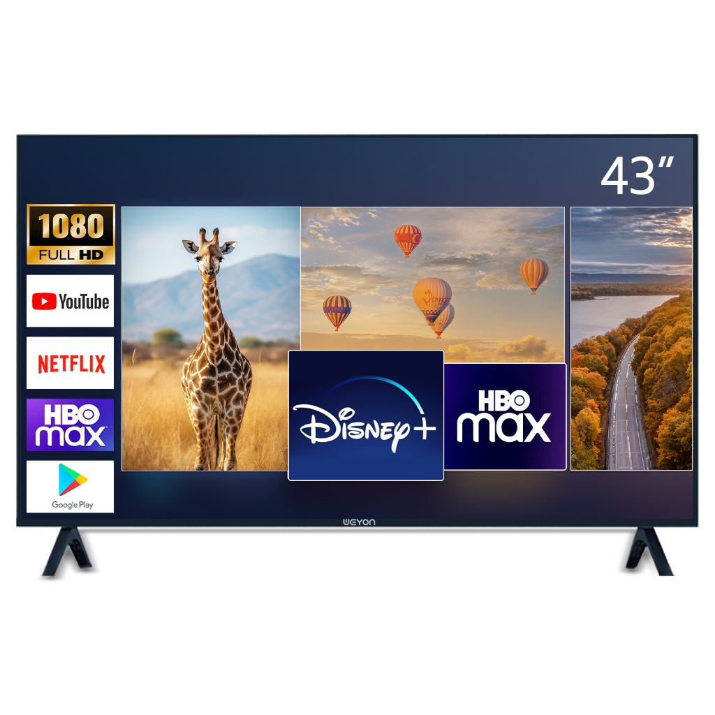 Smart Tv 43 Full Hd Weyon 43wdsnbx Wi-fi 100-240v