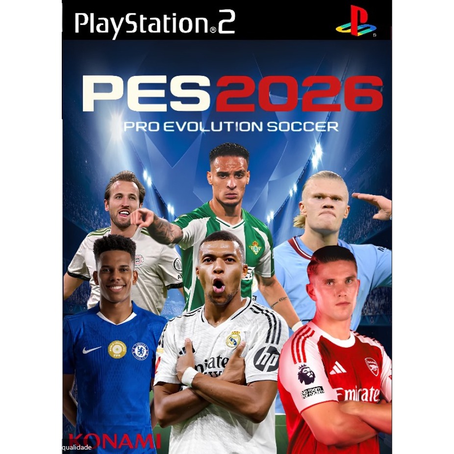 PES 2026  Pro Evolution Soccer Atualizado PS2