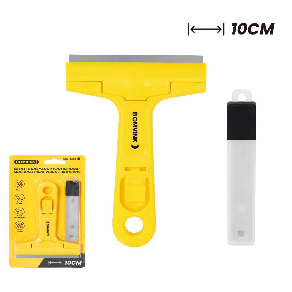 Raspadores Multiuso Para Limpar Box Com 5-10 Lâmi