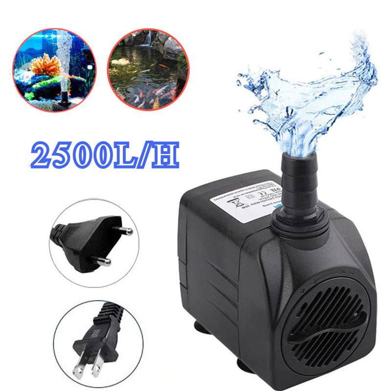 Bomba Submersa 2500L/h para Lagos, Aquários e Fon