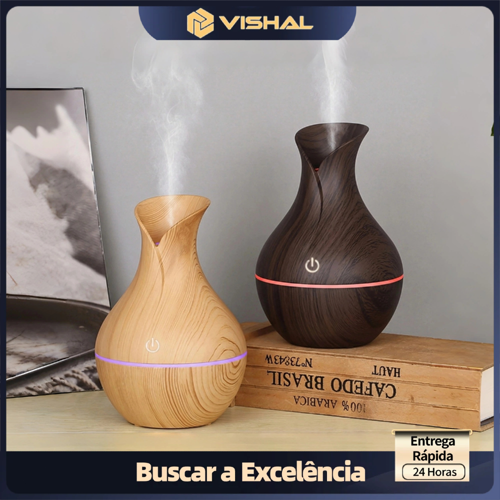 Umidificador Design de Vaso Aromatizador Silencios