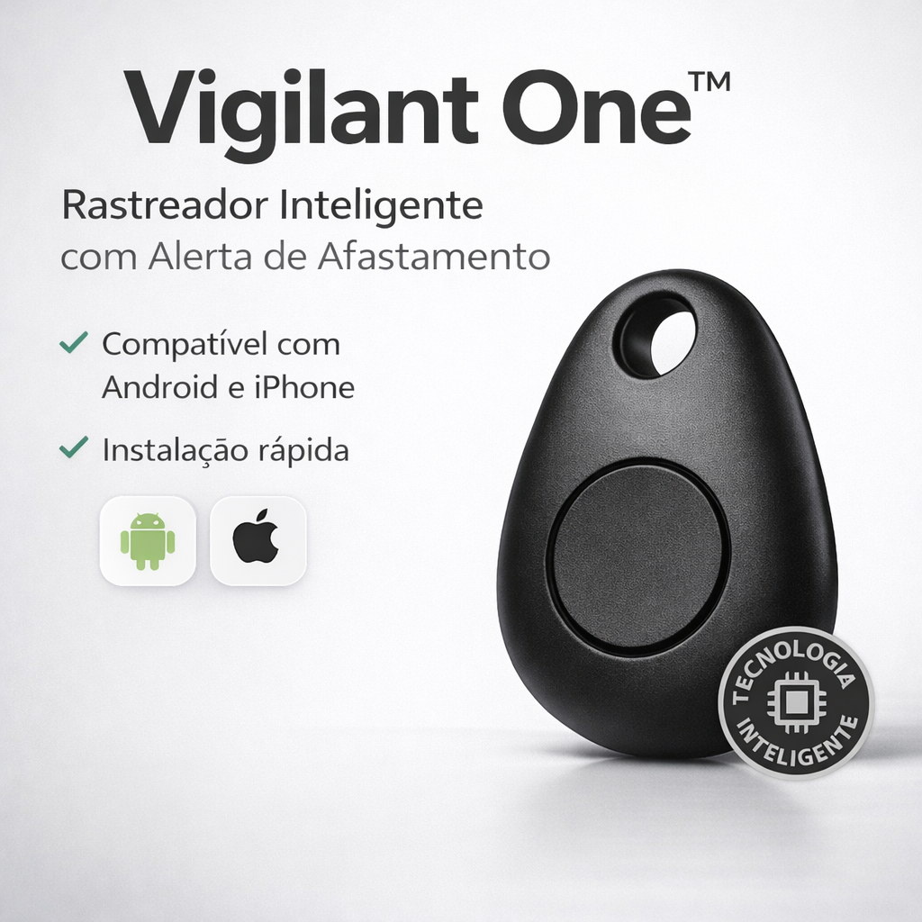 Vigilant One Rastreador Smart Bluetooth Anti-Perda