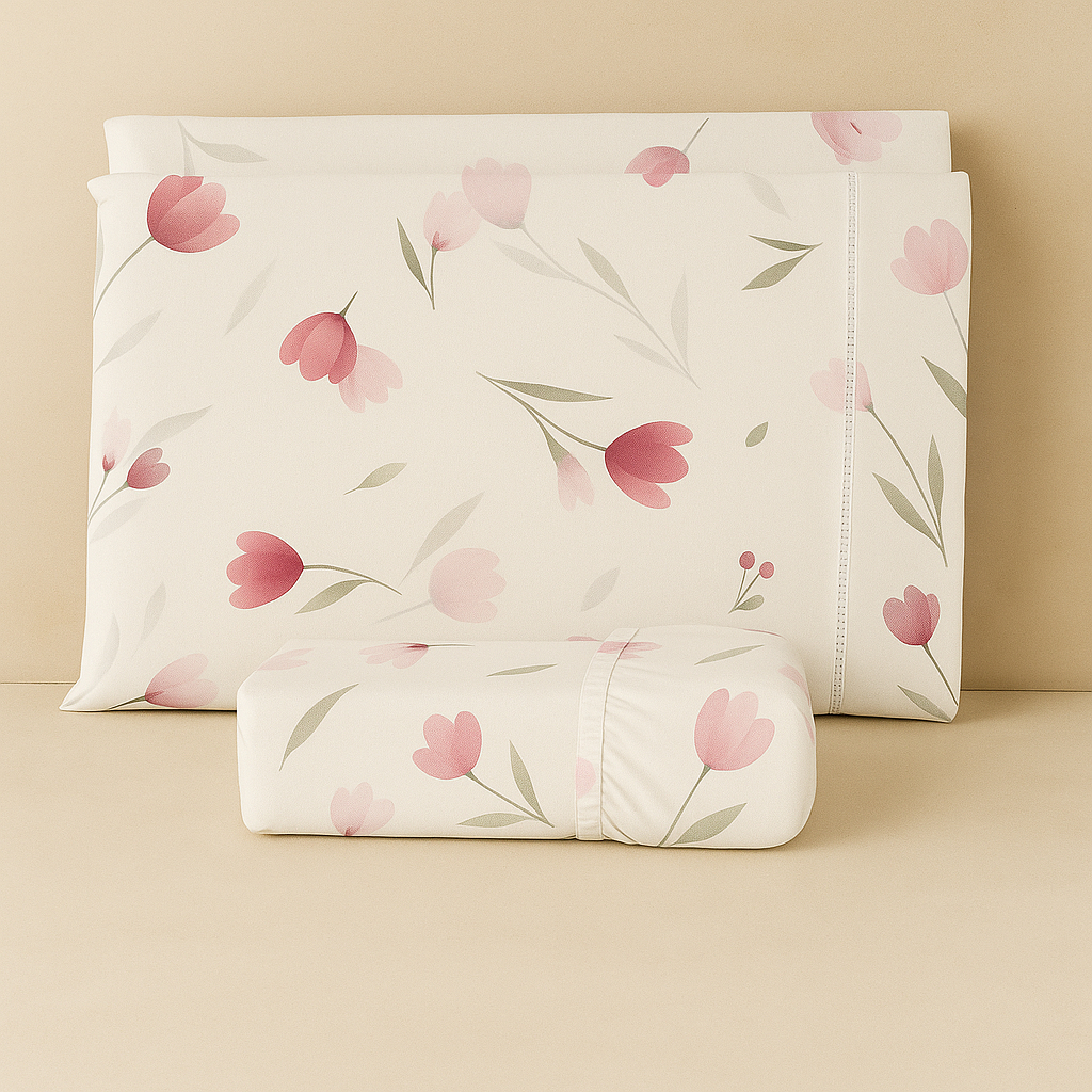 JOGO DE LENÇOL 3 PEÇAS 180 FIOS 100% ALGODÃO SO