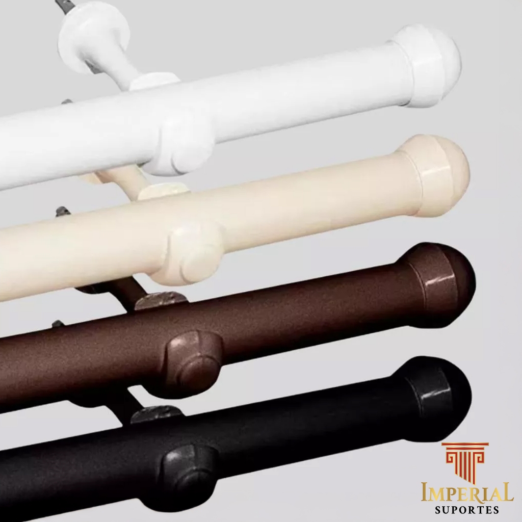Varão de Cortina 1,50 metros 19mm Varias Cores Si