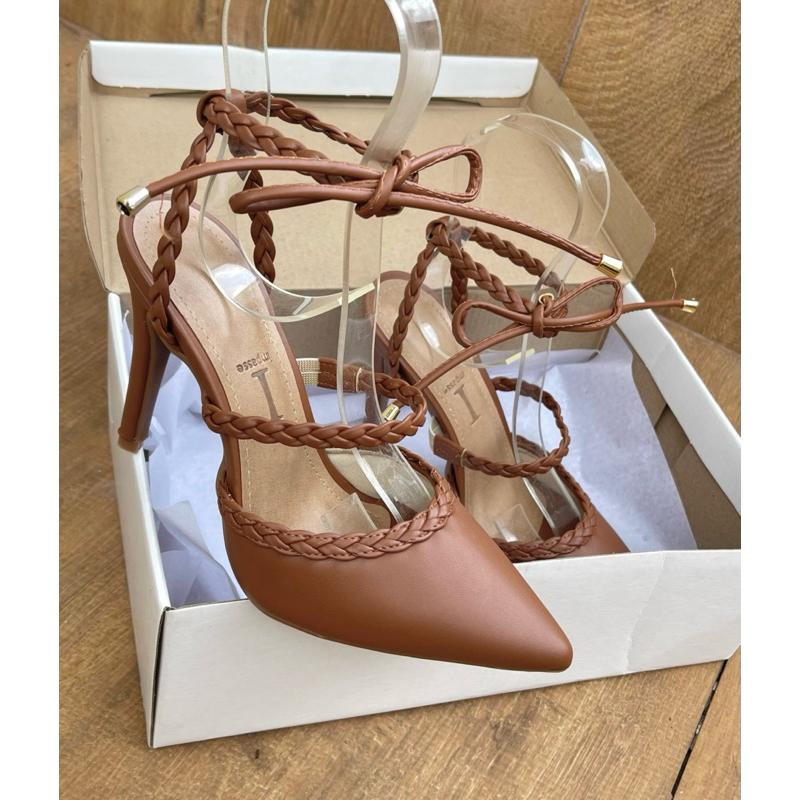 Sapato Feminino Scarpin Feminina Salto Alto com Am