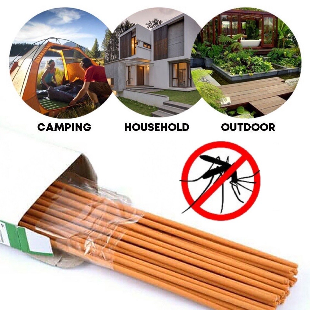 Kit 90 Palitos Incenso Repelente mata mosquito /mo