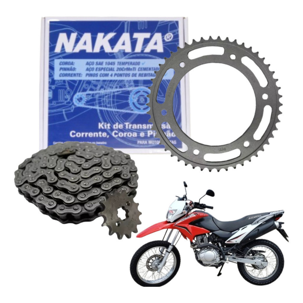 Kit Transmissão com Retentor Nxr Bros 150 2005 20