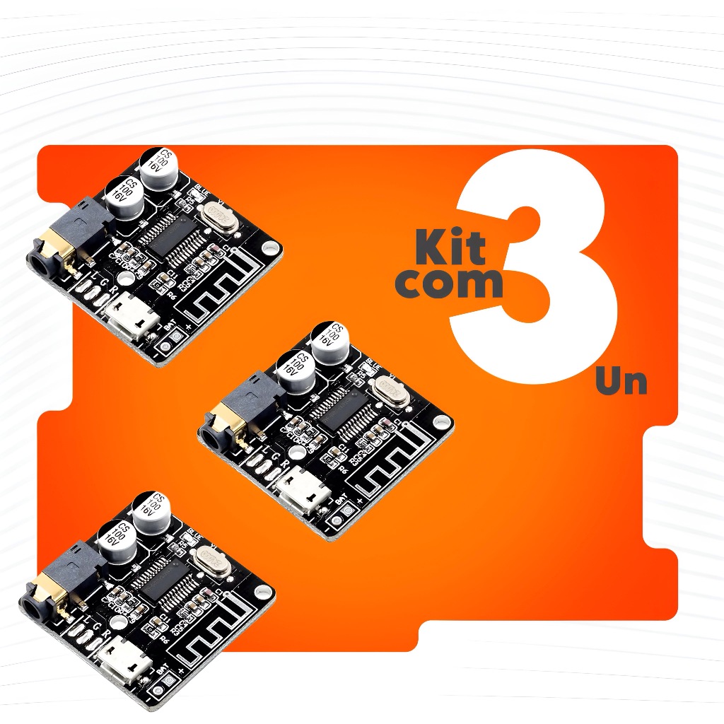 Mini Modulo Placa Receptor Bluetooth 5 Áudio Mp3