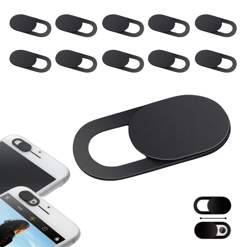 Kit 10 Protetor Câmera Webcam Notebook Celular Ma