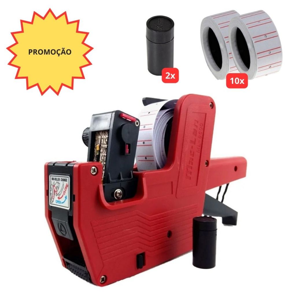 Etiquetadora de Preço Manual 8 Dígitos Profissio