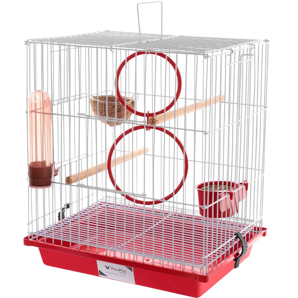 Gaiola Caçulinha Periquito Vivopet varias cores