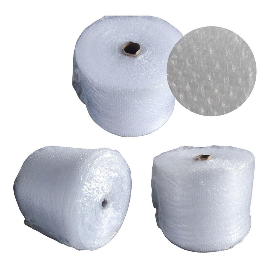 Plastico bolha cortado em 3 kit plastico bolha 40c