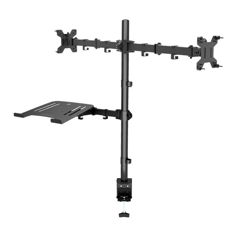 Suporte Articulado Para Notebook e Dois Monitores 