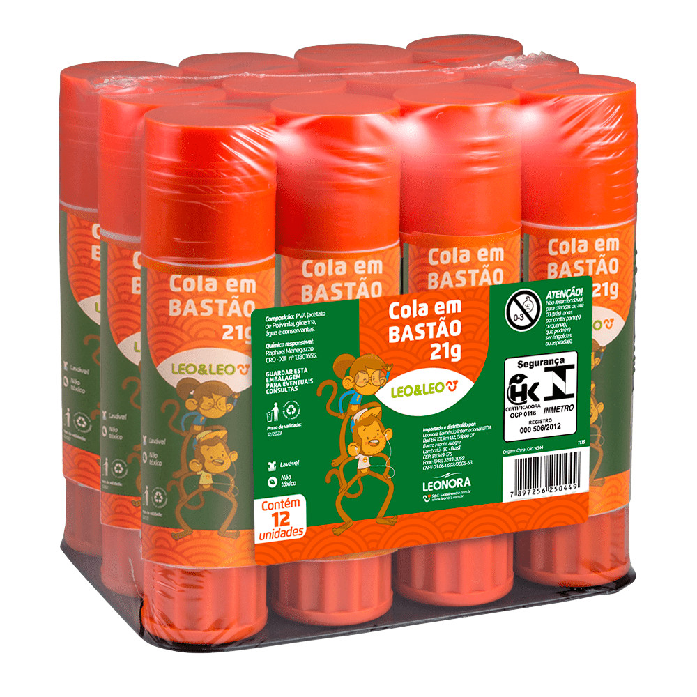 Cola em Bastão LeoELeo  10g – 21g – 4