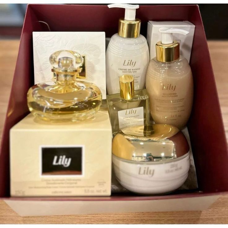 KIT lili creme e perfume 350ml acetinado corpo e m
