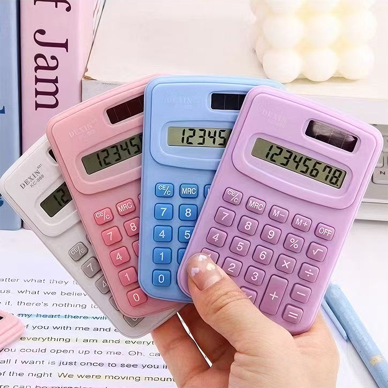 Mini Calculadora De Bolso Matemática Plástica De