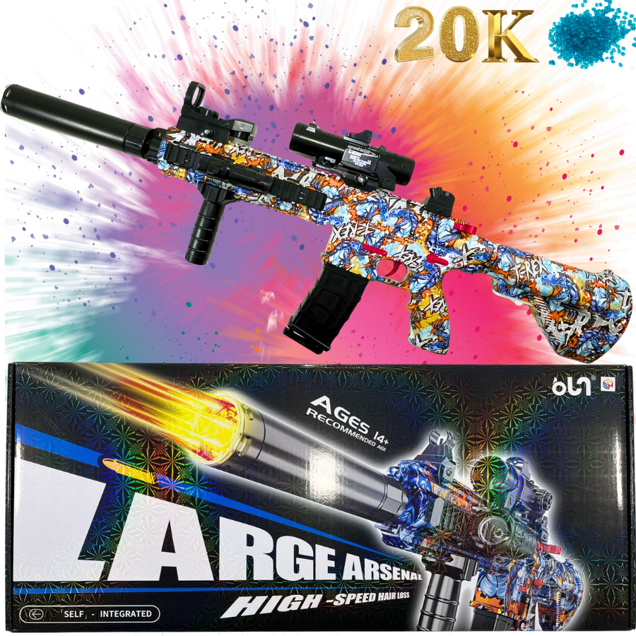 Arma Automático Pistola Atira Bolinhas De Gel El�
