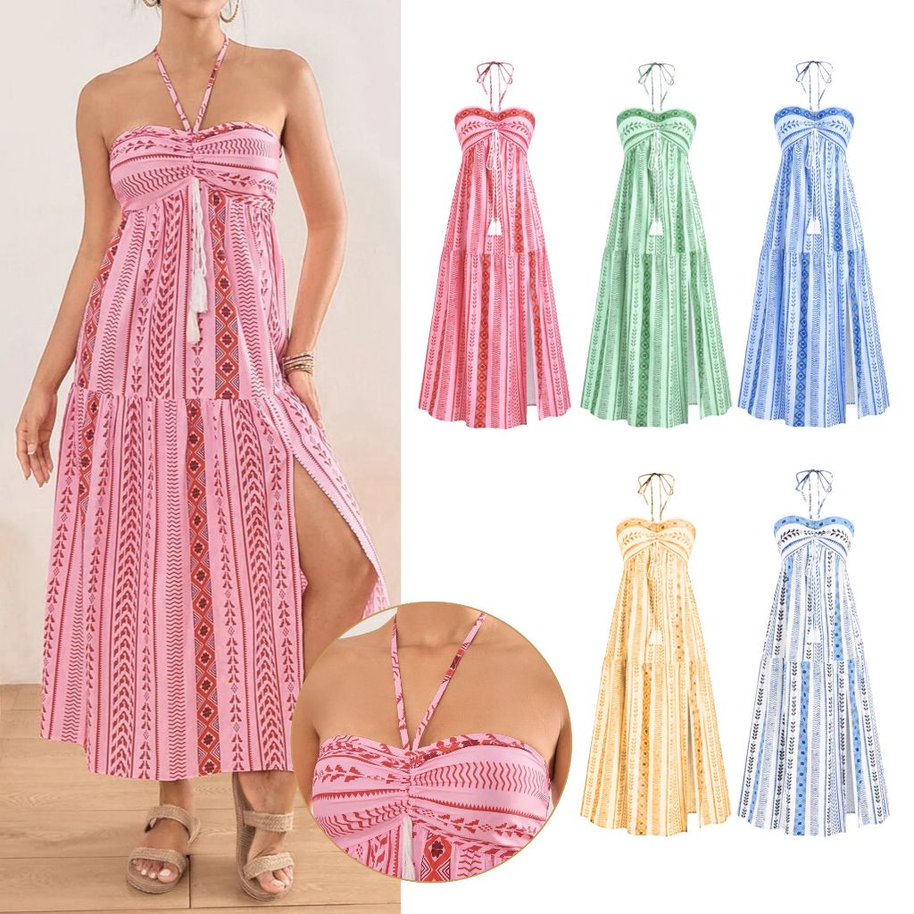 Vestido Boho Tribal Feminino Saia Flared, Tomara q