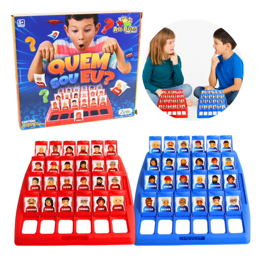 Jogo Tabuleiro Educativo Quem Sou Eu Cartas De Adi