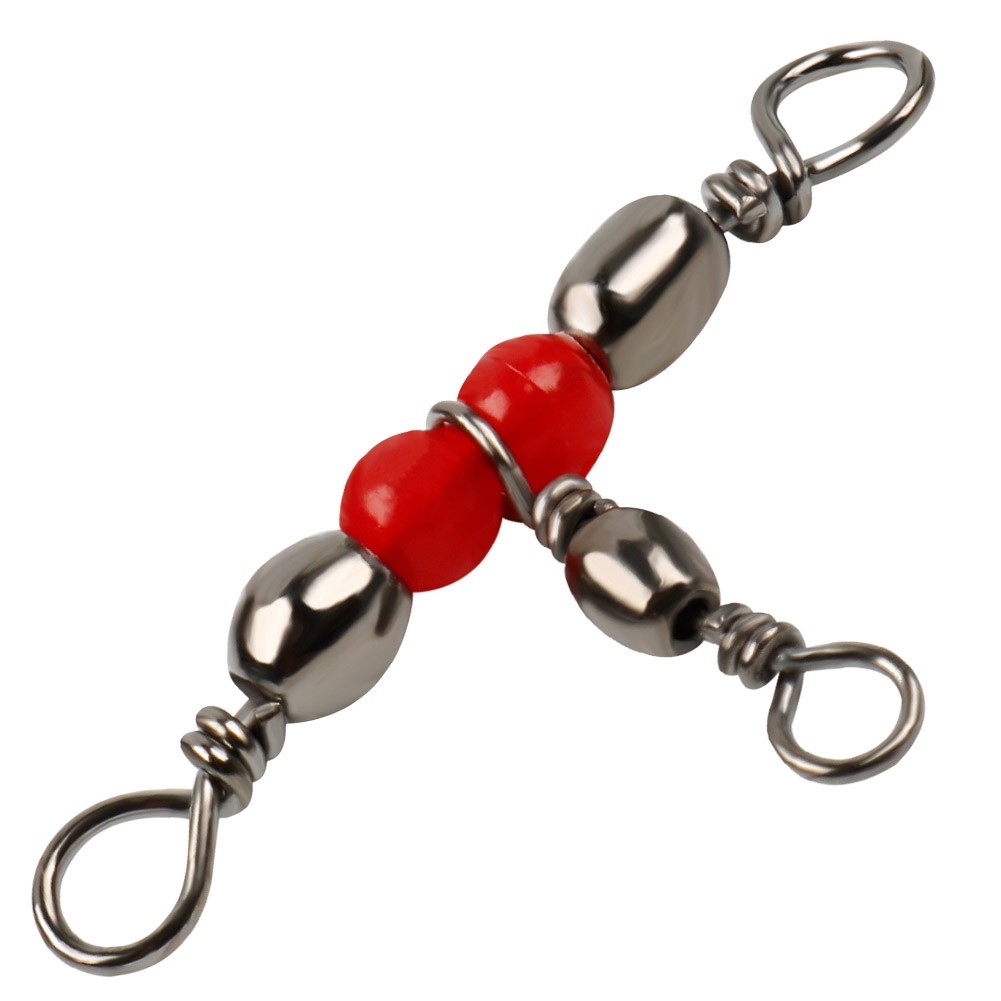 20pcs Tackle De Pesca De 3 Vias Conector Giratóri