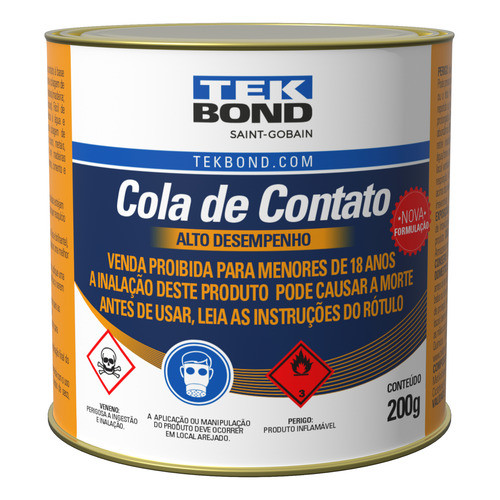 Cola De Contato Tek Bond Cola Forte / Sapateiro &#