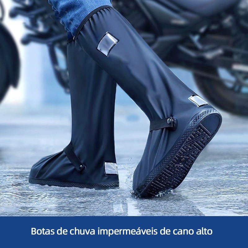 capa sapato Impermeavel Bota Galocha Protetor Calc