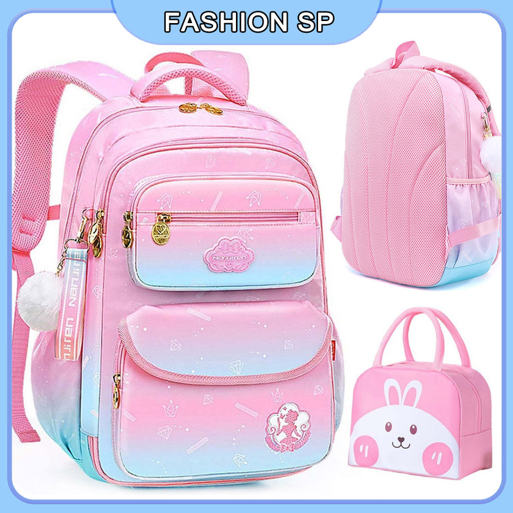 Mochila Escolar Primária De Grande Capacidade, Mo