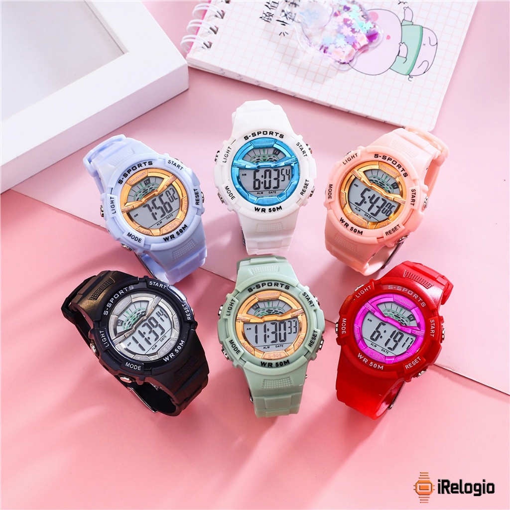 Relógio Infantil A Prova DÁgua Original Eletrôn