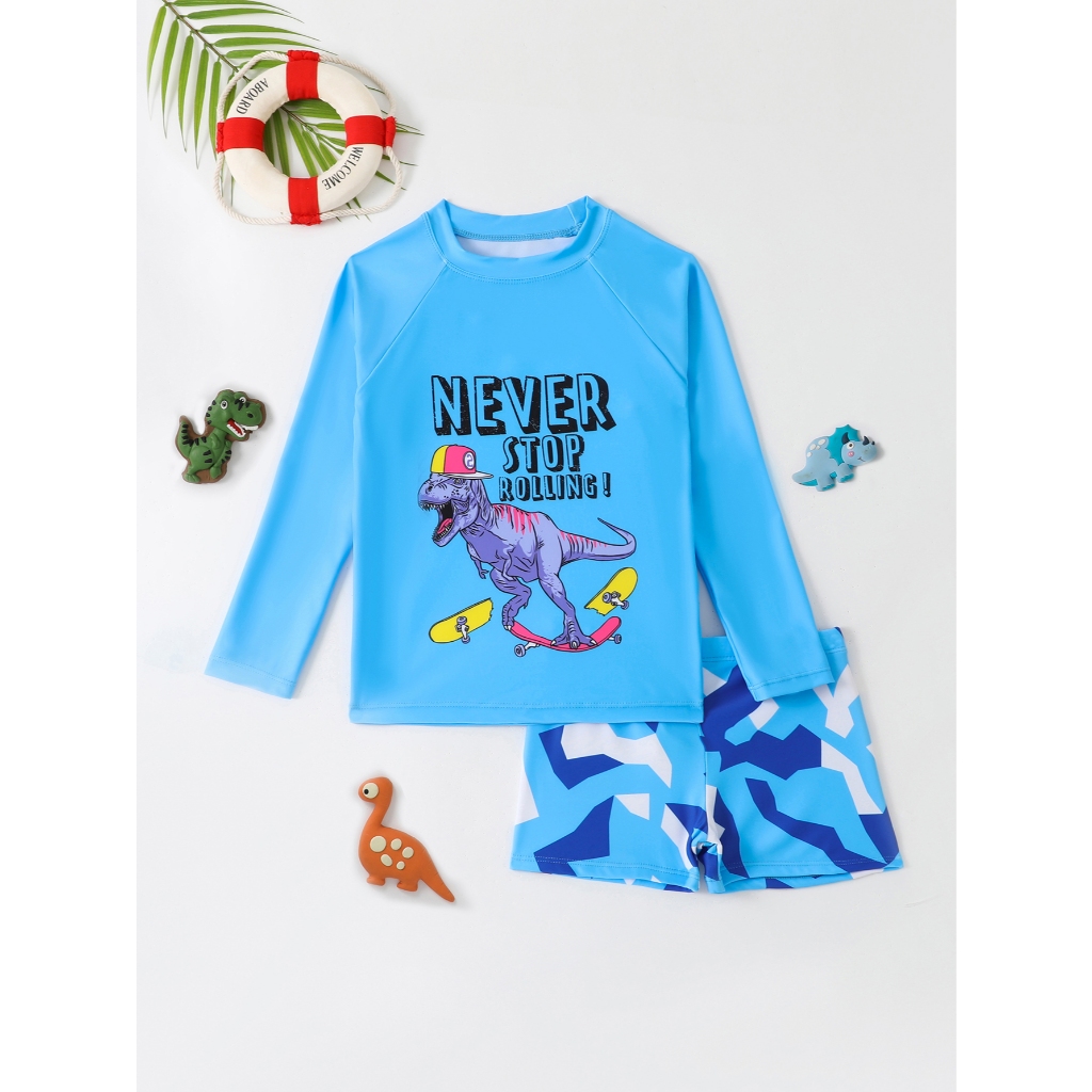 RWX VEST Conjunto de Praia Infantil Masculino de D